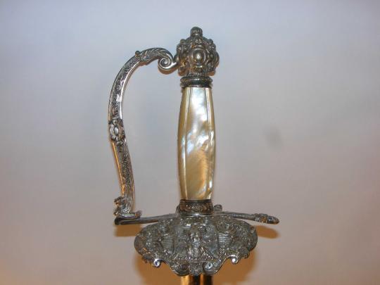 Préfet ou officier d’administration, épée, second Empire.