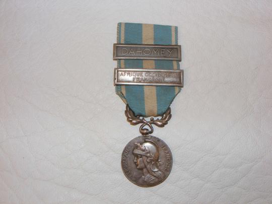Médaille coloniale: Dahomey/Afrique occidentale française