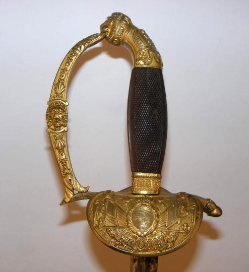 Épée d'ingénieur géographe - Restauration 