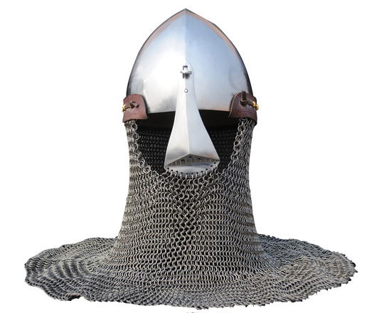 Bascinet à nasal mobile - XVe siècle