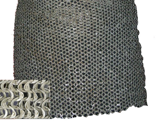 Jupes non galva à mailles rivetée plates - 9mm
