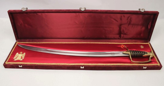 Coffret souvenir rouge Napoléon arme de recompense