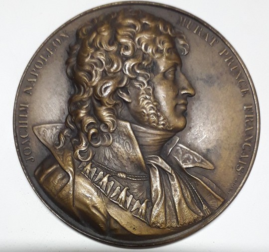 Murat, Prince Français. Médaille de bronze 50 mm