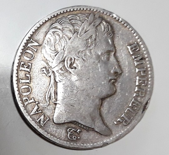 Pièce de 5 fr, 1813 Toulouse, Napoléon Empereur