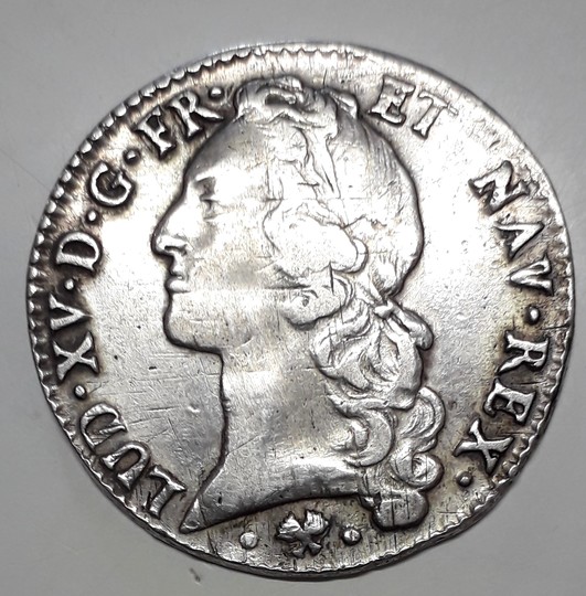 Louis XV (1715-1774): écu au bandeau, 1767, Bayonne