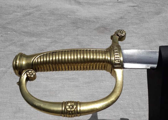 Sabre d'infanterie garde nationale tête de colonne ,