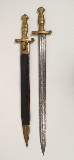Lot de 2 glaives type pompier ou cantinière Louis Philipppe/second Empire 