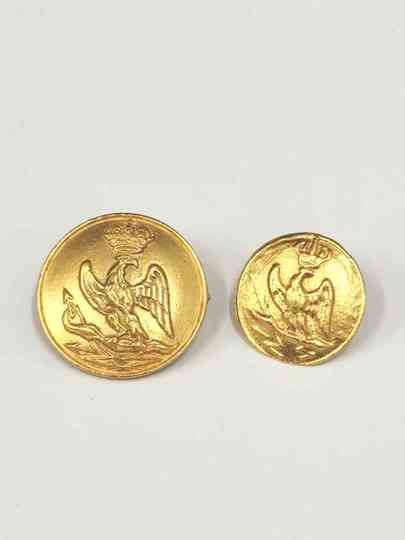 Boutons de marin de la garde - 18 et 23 mm - L'unité