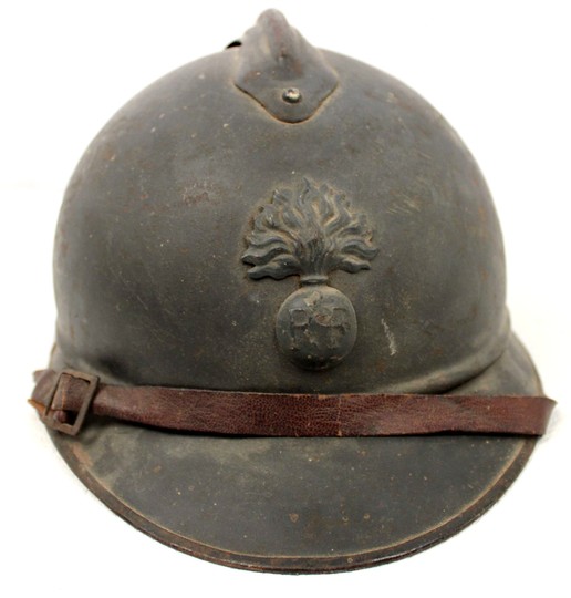 Adrian, casque infanterie WWI, complet, modèle 16, attribué. Vendu en 12 h