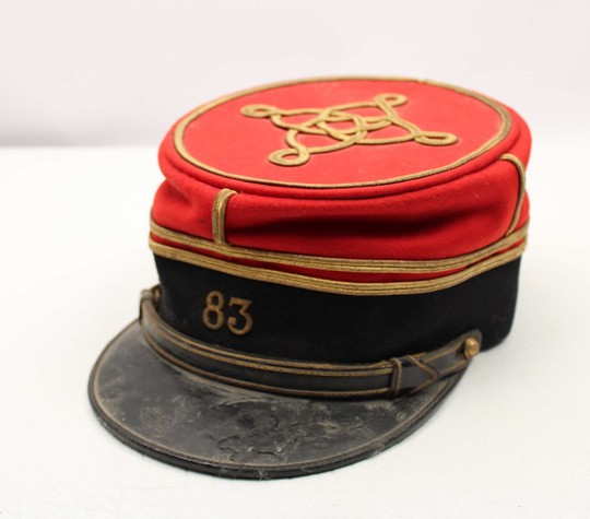 83e de Ligne, lieutenant, Képi dit polo Mle 1910