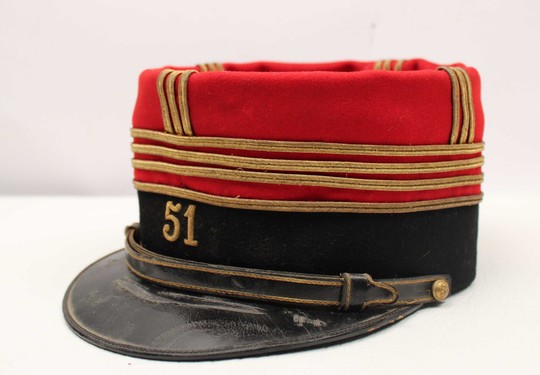 Commandant 51eme de Ligne. Képi dit 