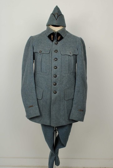 Sous lieutenant- gendarmerie- uniforme bleu horizon- Fin WWI