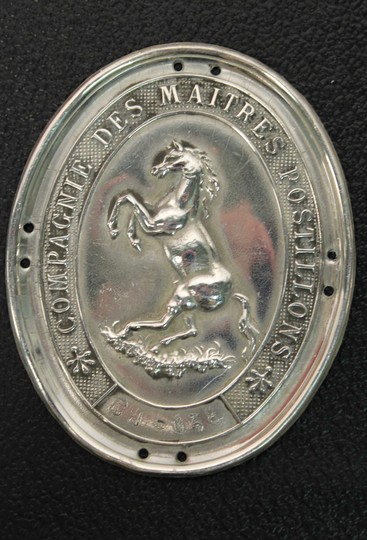 Plaque de brassard des maîtres postillons