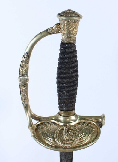 Épée des officiers de santé époque Louis Philippe, lame restauration (nov 1825)