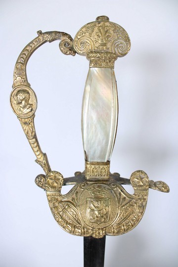 Épée de cour d'officier vers 1830