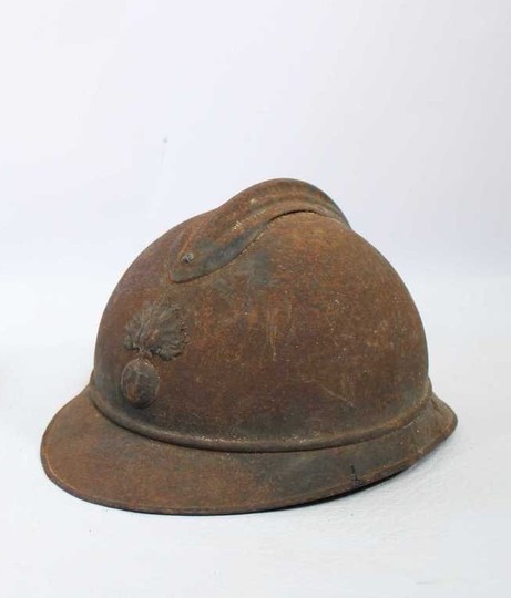 Casque Adrian infanterie mod 16 à restaurer