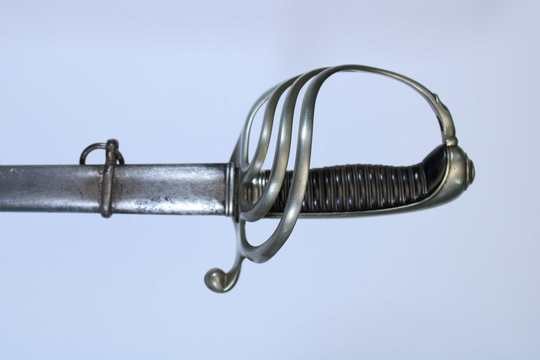 Sabre d'officier d'infanterie - Modele 1882 - Calotte monogrammée