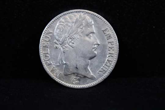 5 francs (écu) Napoléon Ier tête laurée - Argent - B 1811 - Empire français