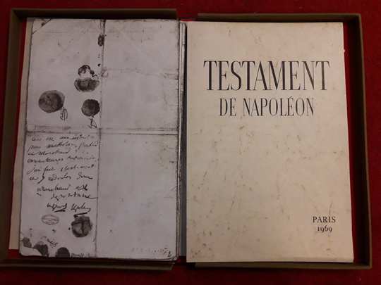 Testament de Napoléon club du livre 1969 