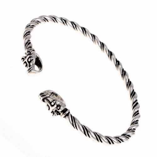 Bracelet viking tête de loup - Taille unique