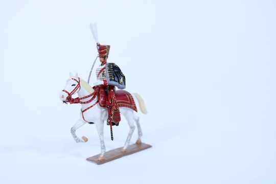 Figurine Lucotte - Lejeune à cheval 