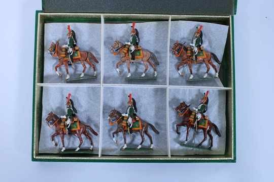 Coffret Lucotte - 6  dragons à cheval, fabrication spéciale