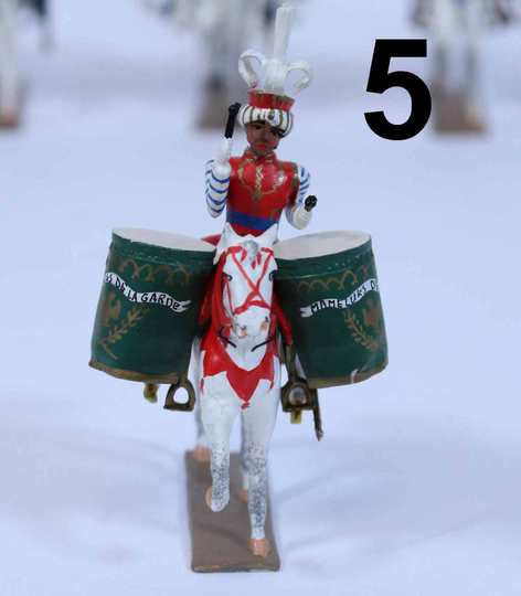 Figurine 5: timbalier des mamelouks de la garde par Lucotte