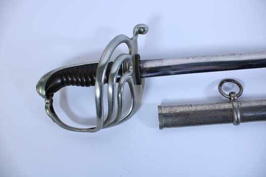 Sabre d'officier d'infanterie - Modele 1882 - Lame marquée sur 2 faces - E.M.