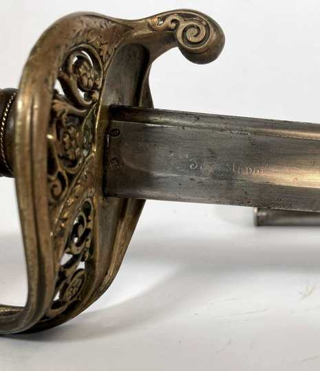 Sabre d'infanterie modèle 1855 - Lame gravée Sebastopol...Guerre de Crimée...En 1854-1855