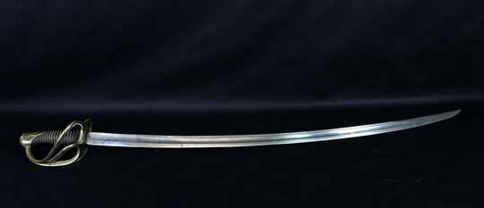 Sabre troupe modèle 1822 de cavalerie légère, daté 1880