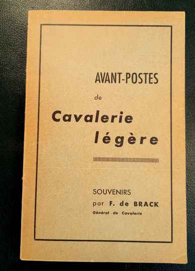 Avant postes de cavalerie légère, par le général De Brack