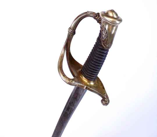 Sabre d'officier d'infanterie modèle 1821, daté novembre 1823, bientôt 200 ans!