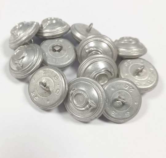 FRANCE. Boutons d'officier de chasseur à pied, en usage à partir du 7 octobre 1871 - 26 mm - L'unité
