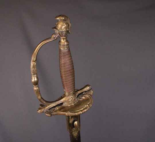 Épée des officiers des états majors des armées, modèle vendémaire an XII .