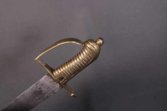 Briquet ancien régime, allégé, lame gravée