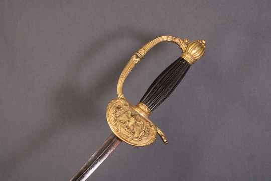 Epee des services administratifs, dorée: 2ème Empire