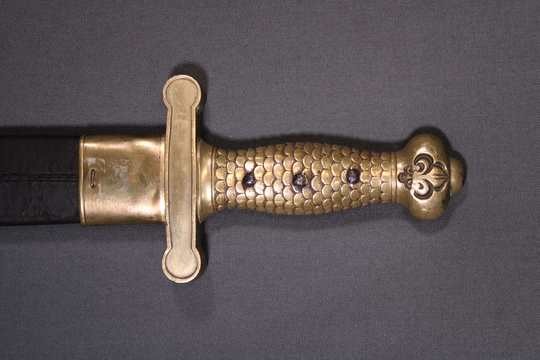 Glaive d'artillerie à pied, restauration/ Louis Philippe, manque bouterolle.