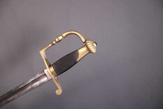 Sabre d'officier Infanterie ou cavalerie légère. Consulat-Empire. 