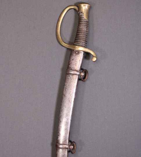 Sabre de canonnier monté troupe - Modèle 1829- Avec fourreau. 