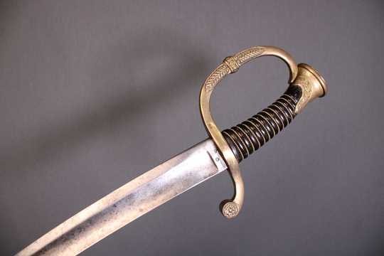 Sabre d'officier canonnier monté - Modèle 1829 - Sans fourreau