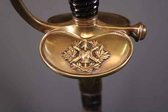 Polytechnique. Épée dite Tangente. Belle époque
