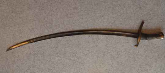 Lot de 2 sabres de canonnier monté troupe - Modèle 1829- Transformé à l'orientale par réduction de la branche de garde. SPECIAL ESCRIME.