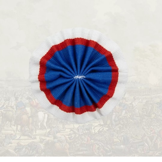 Cocarde en tissu pour chapeaux Empire troupe - Fab. asie