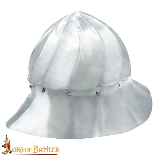 Casque Bourguignon Cannelé -XVe siecle-