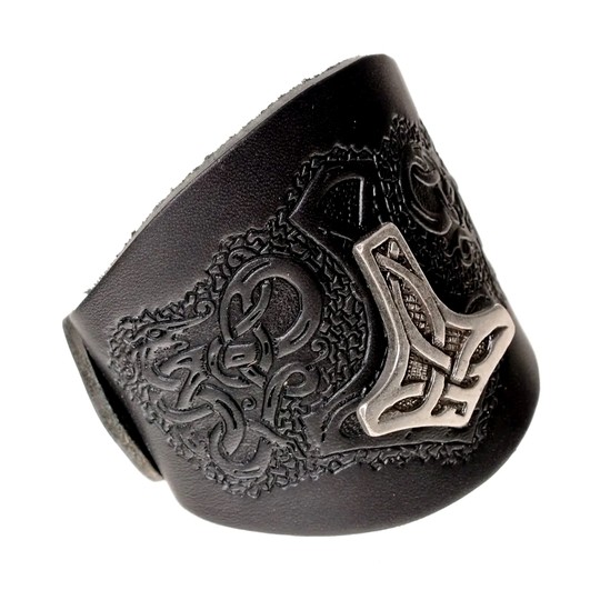 Bracelet Large au Marteau de Thor 