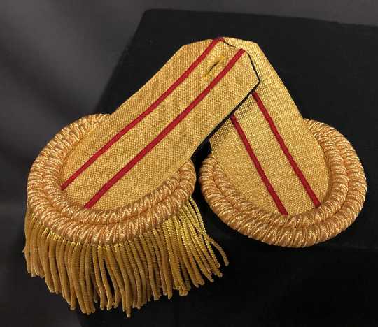 Épaulettes d'officier subalterne d'infanterie de ligne Empire - La paire 