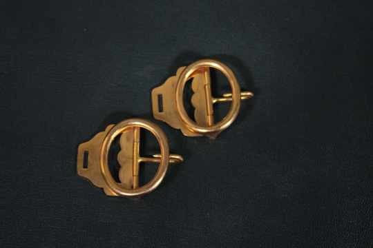 Boucle pour ceinturon de vénerie - Stock ancien, état neuf. L'unité
