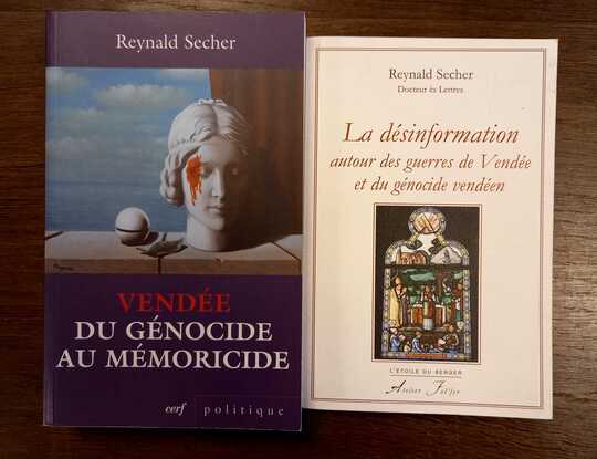 Lot de 2 livres: Vendée, du génocide au mémoricide + La désinformation autour des guerres de Vendée et du génocide vendéen