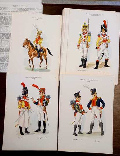Manuscrit de Neuchatel (dont 14 planches peintes par Tichadou) 