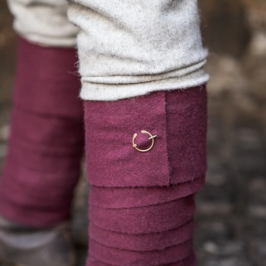 Petites fibules Uri bouts aplatis - La paire